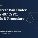 Post arrest bail under Section 497 CrPC in Pakistan grounds and procedure by Muhammad Shafique Baloch Advocate High Court Lahore