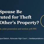 Theft between spouses in Pakistan union of interest joint possession and section 378 PPC